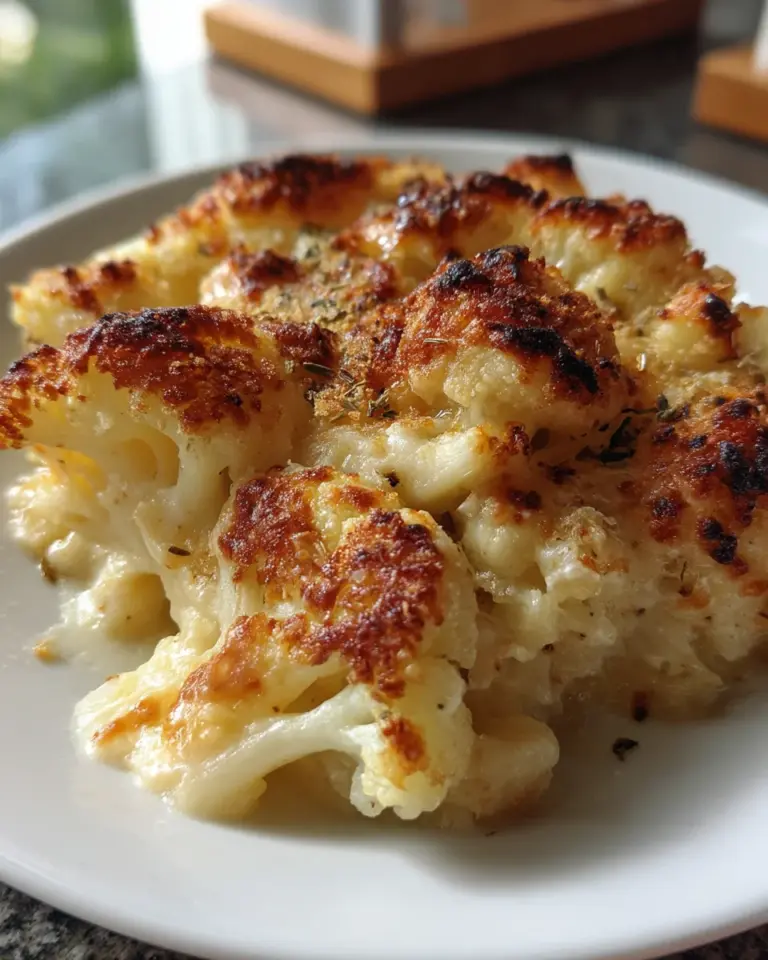 Cremiges Blumenkohlgratin