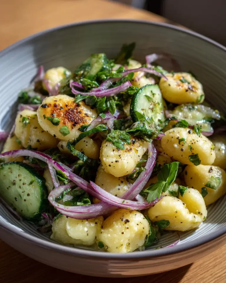 Crunchy Gnocchi Salat