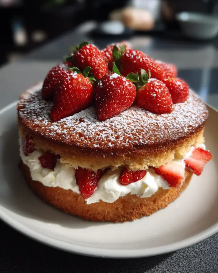 Erdbeerkuchen mit Mascarpone