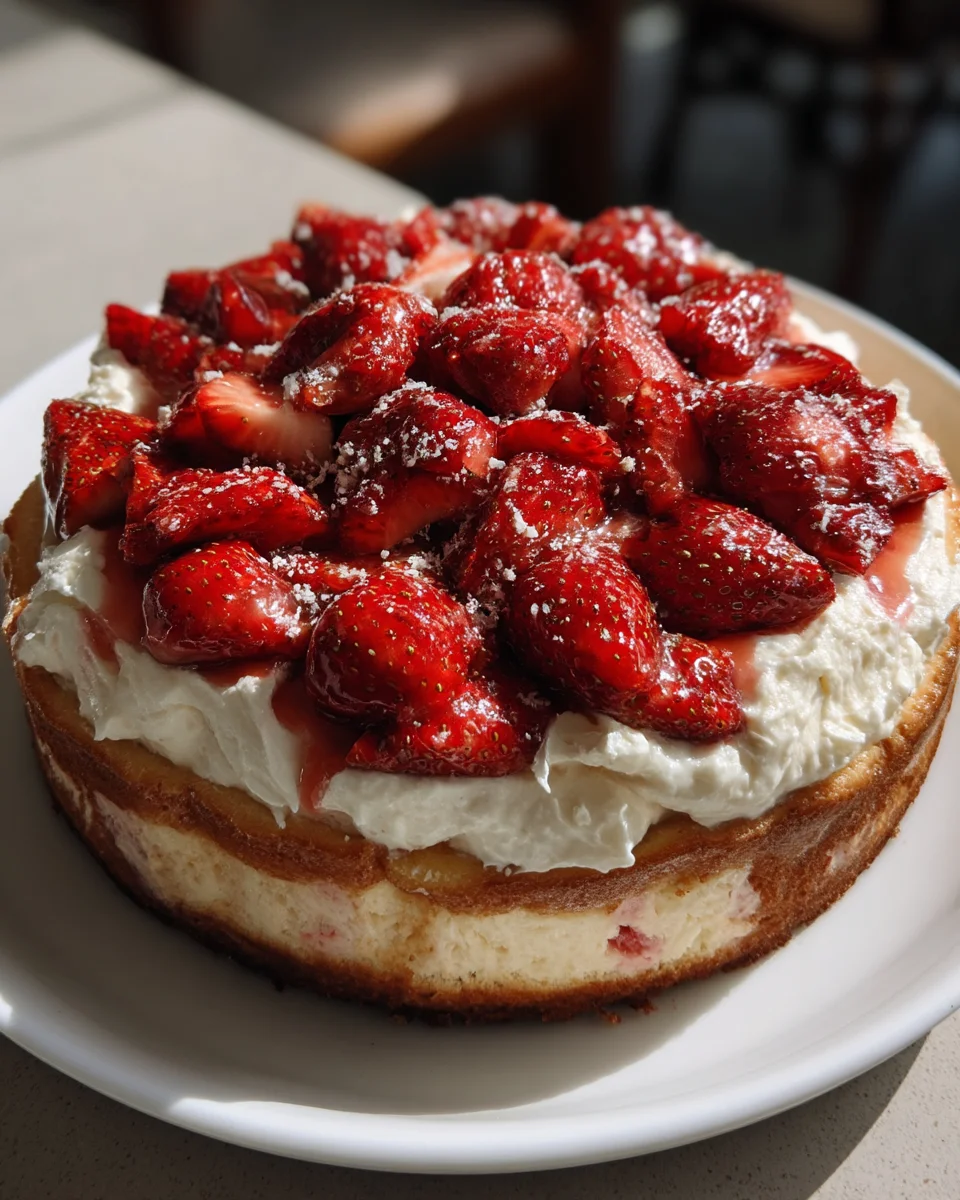 Erdbeerkuchen