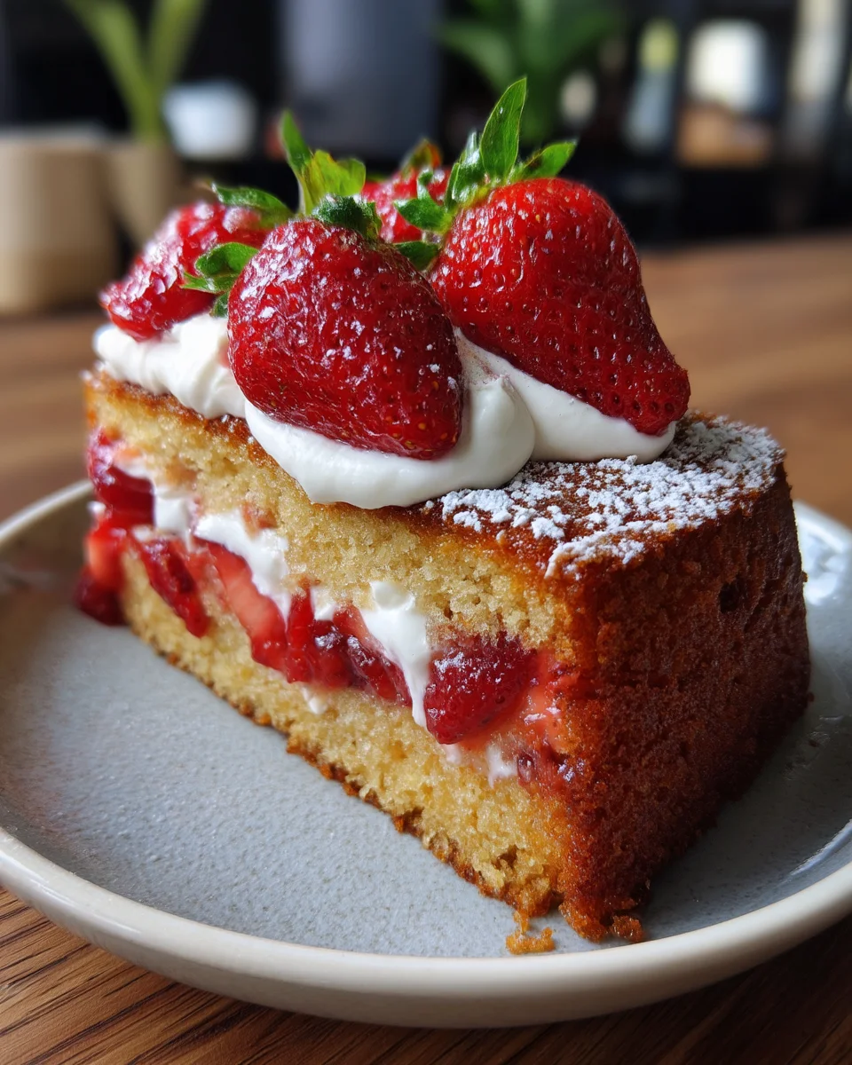 Erdbeerkuchen