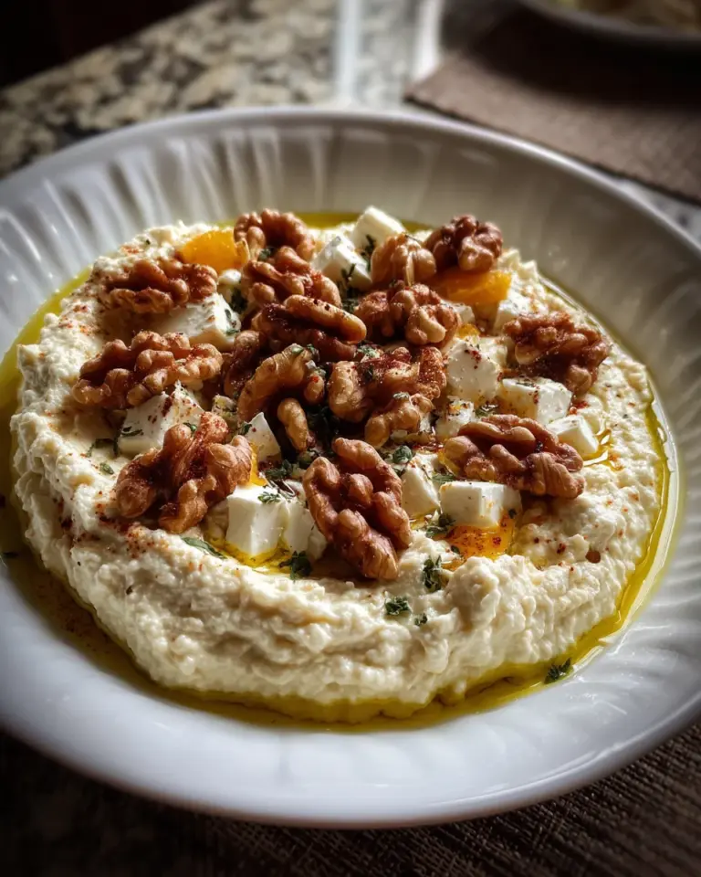 Feta-Dip mit Kürbis und Walnüssen