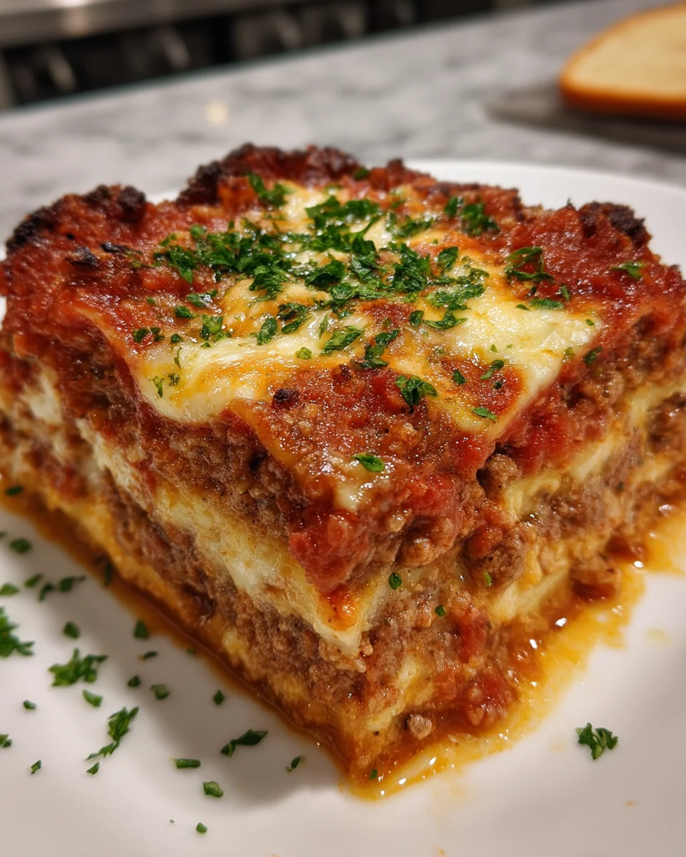 Fleischkäse-Lasagne