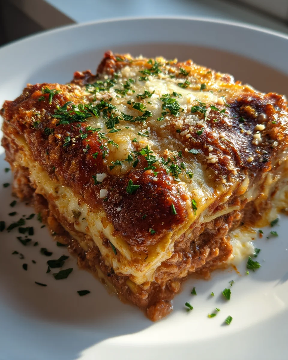 Fleischkäse-Lasagne