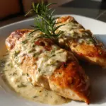 Hähnchenfilet in Frischkäse-Parmesan-Soße