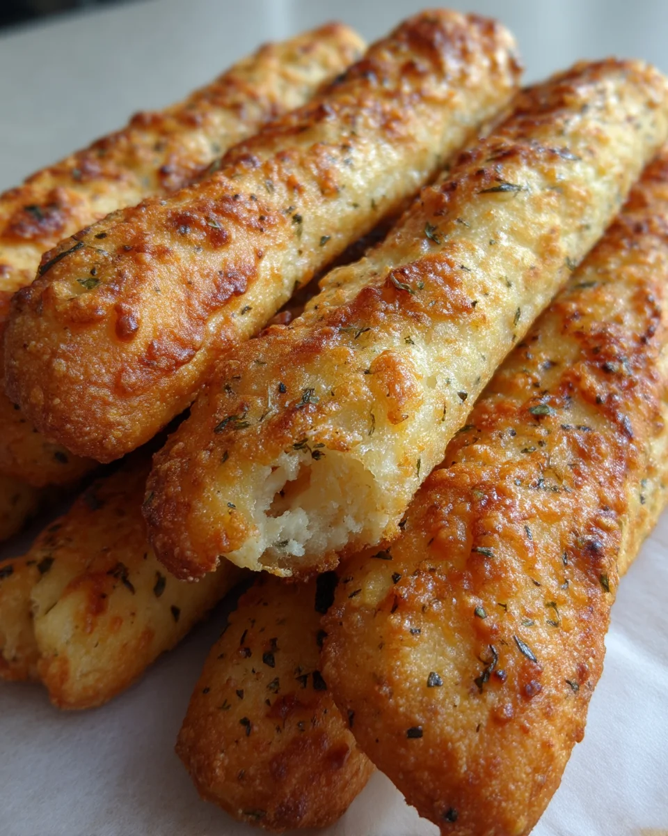 Knoblauch-Käsestangen