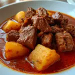 Kräftige Ungarische Gulaschsuppe mit Kartoffeln