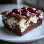 Saftiger Kirsch-Blechkuchen mit Stracciatella-Creme