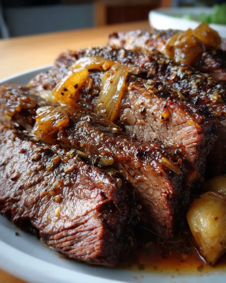 Sauerbraten mit Knödel