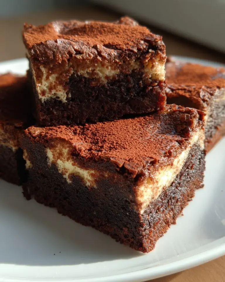 Schokoladige Tiramisu-Brownies