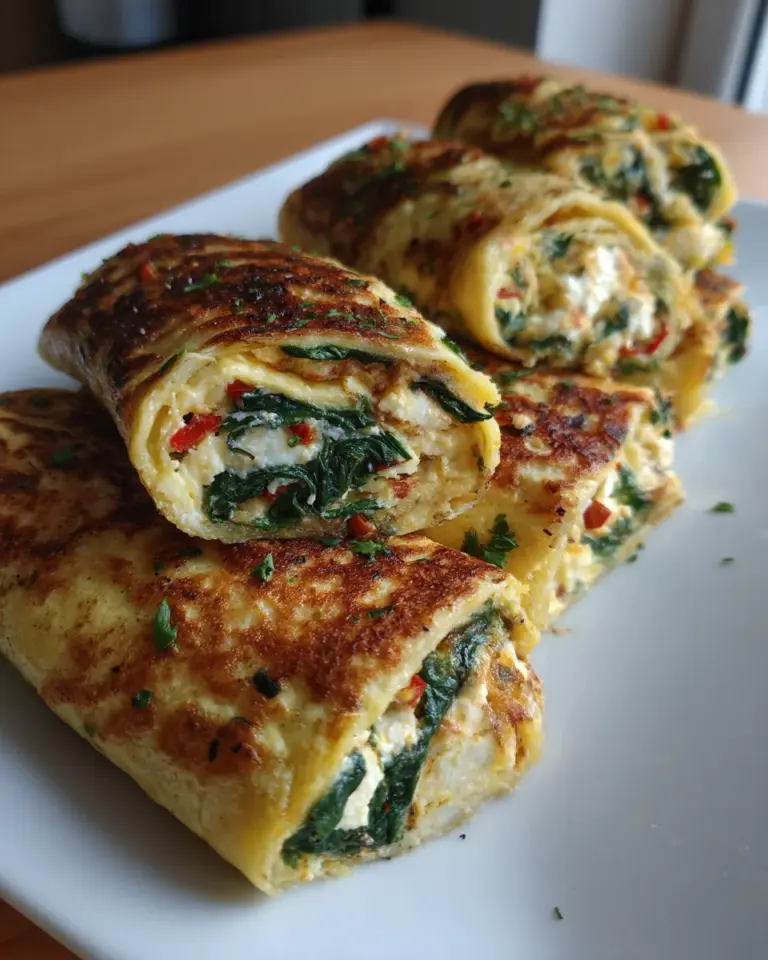 Tortilla-Rollen mit Feta