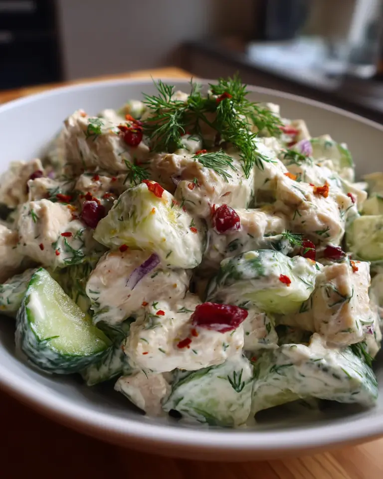 Tzatziki Hähnchensalat Frisch