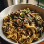 Veganes Pilz-Stroganoff