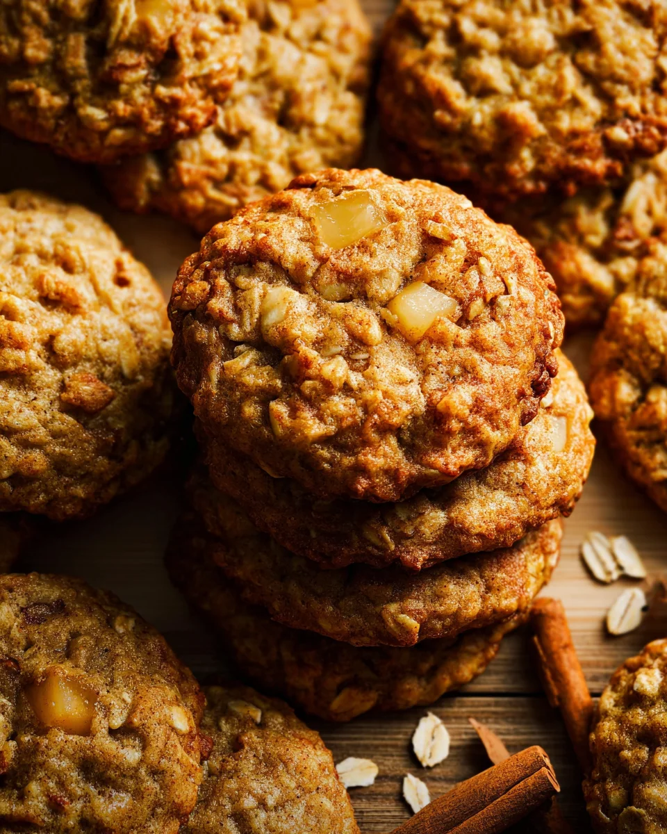 Apfel-Haferflocken-Kekse