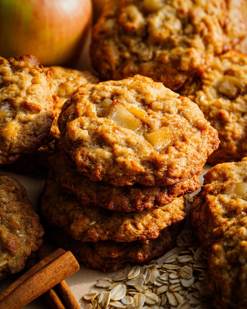 Apfel-Haferflocken-Kekse