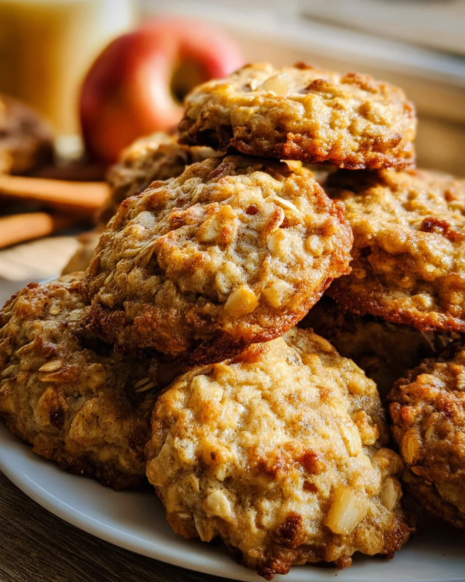Apfel-Haferflocken-Kekse