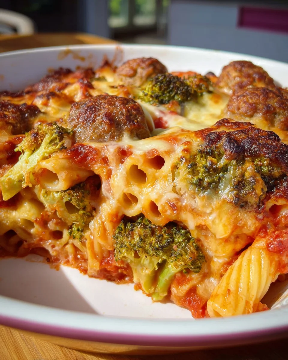 Broccoli-Nudelauflauf