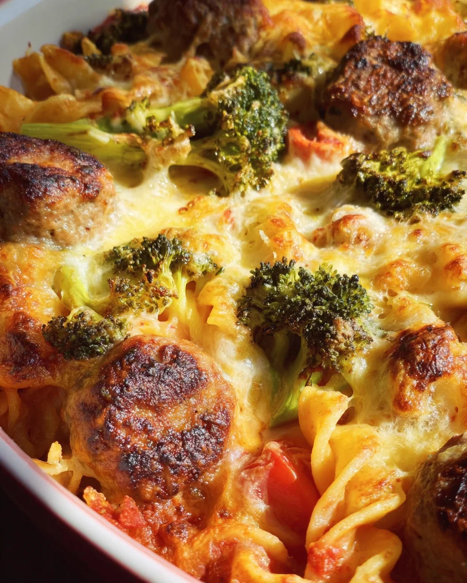 Broccoli-Nudelauflauf