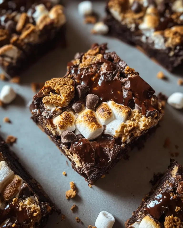 Brownie mit Marshmallows und Kekse (einfaches Rezept)