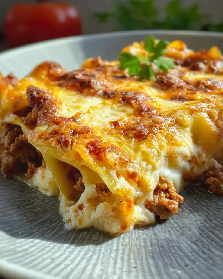 Cannelloni mit Hackfleischfüllung