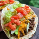 Cheeseburger Wraps aus der Pfanne