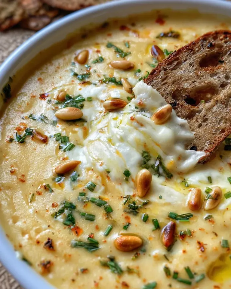 Cremige Kartoffelsuppe mit Käse