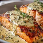 Cremiges Lachsfilet aus dem Ofen