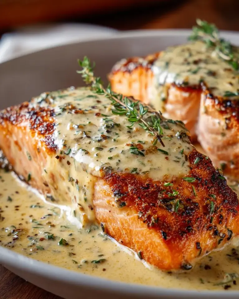 Cremiges Lachsfilet aus dem Ofen