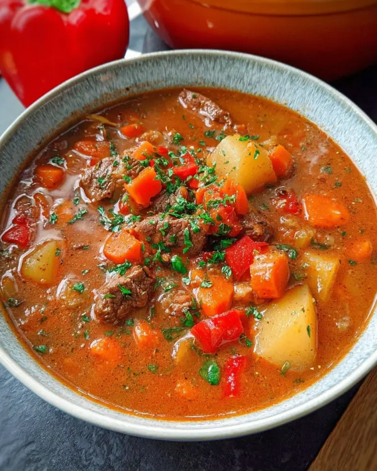 Deftige Gulaschsuppe
