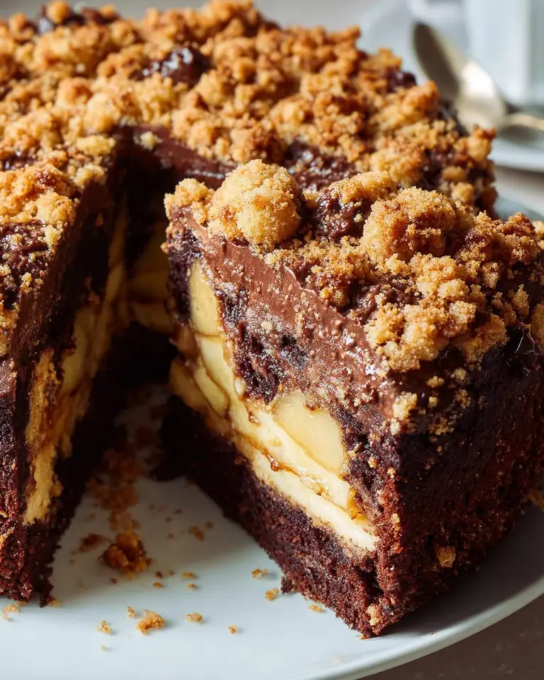 Dreifacher Kuchengenuss: Schoko, Apfel & Streusel vereint