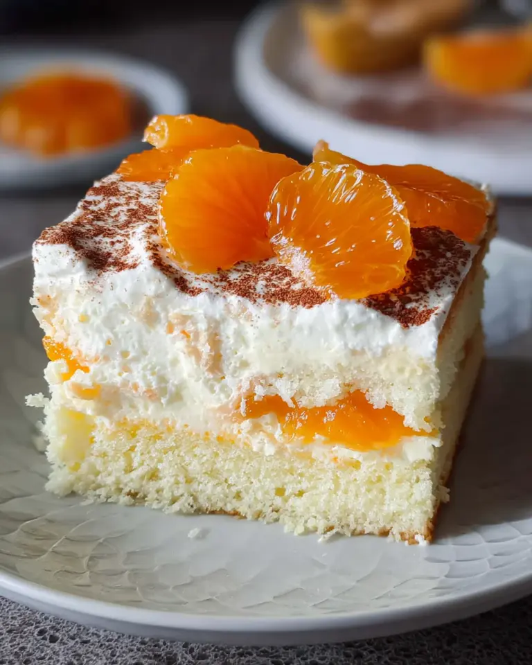 Fantakuchen mit Mandarinen und Schmandcreme – Thermomix®-Rezept