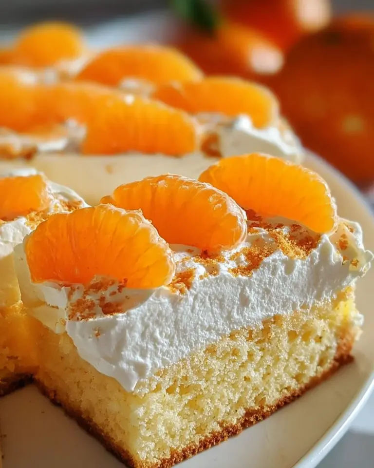 Fantakuchen mit Schmand und Mandarinen