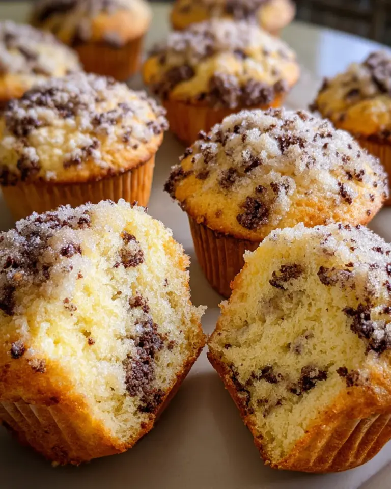 Fluffige Vanillemuffins mit Streuseln