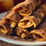 French Toast Roll-Ups mit Apfel-Zimt-Füllung (vegan)