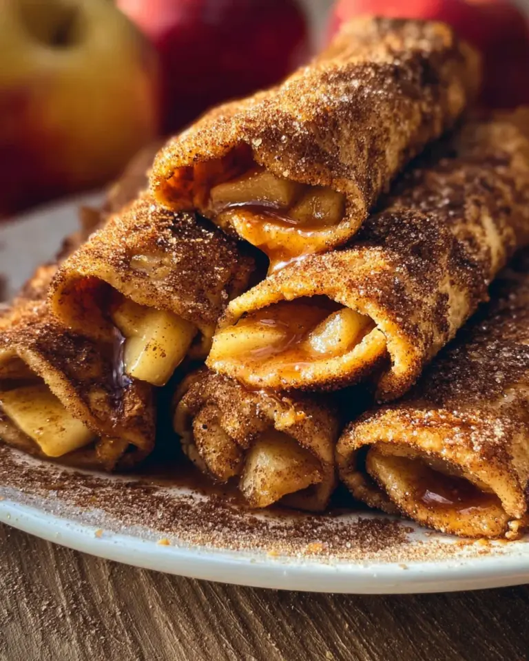 French Toast Roll-Ups mit Apfel-Zimt-Füllung (vegan)