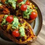 Gefüllte Süßkartoffel Mexican Style