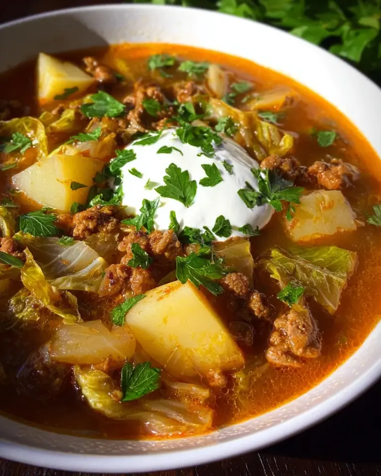 Hackfleisch-Spitzkohl-Kartoffel-Eintopf