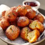 Hüttenkäsebällchen aus der Heißluftfritteuse