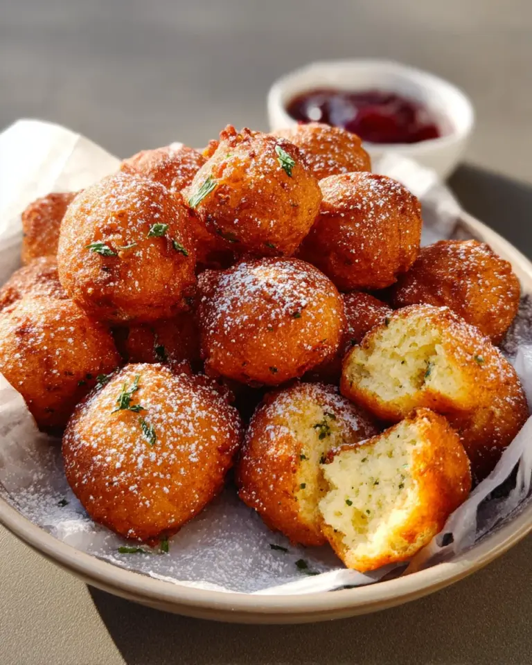 Hüttenkäsebällchen aus der Heißluftfritteuse