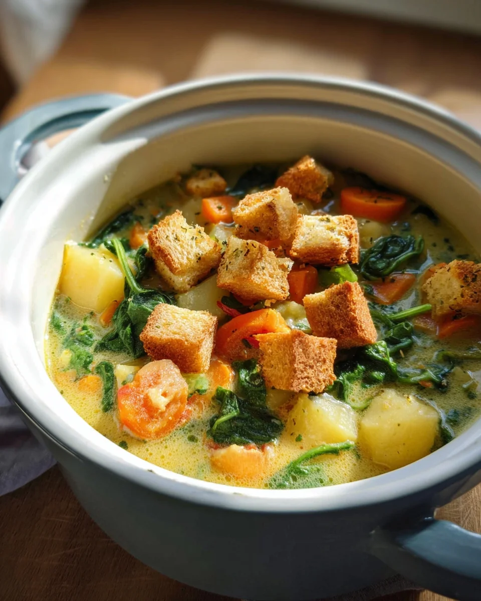 Kartoffel-Spinat-Eintopf