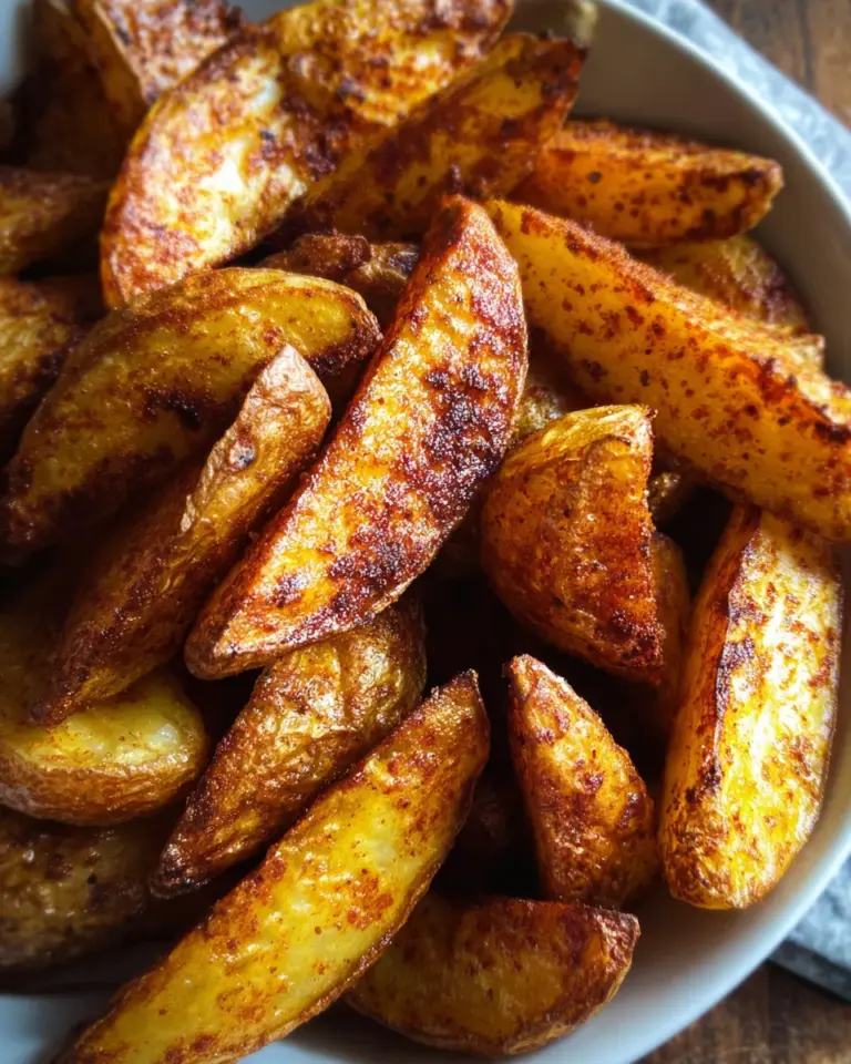Knusprige Kartoffel Wedges (Rezept aus dem Ofen)