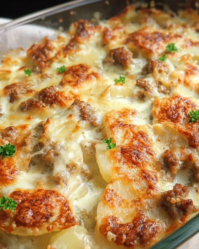 Kohlrabi-Hack-Auflauf