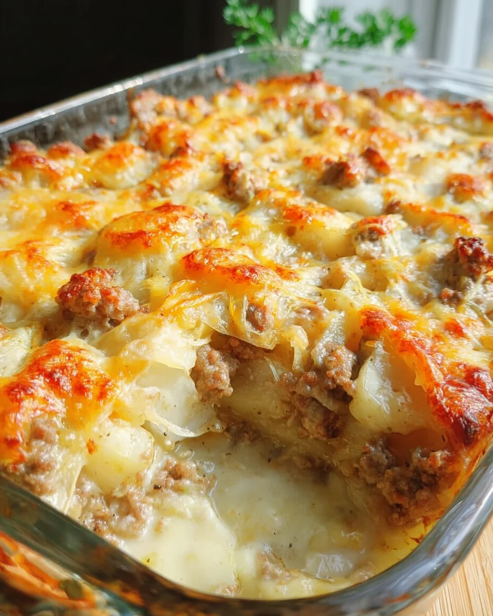 Kohlrabi-Hack-Auflauf