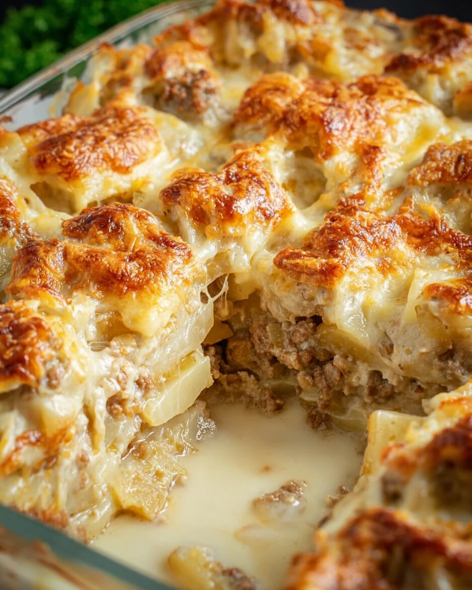 Kohlrabi-Hack-Auflauf