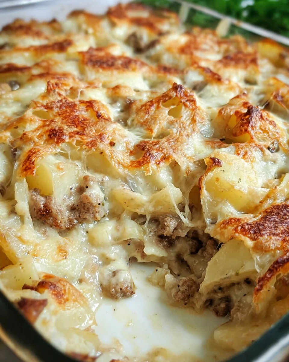 Kohlrabi-Hack-Auflauf