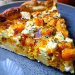 Kürbis-Quiche mit Feta