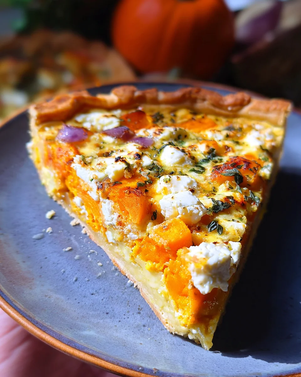 Kürbis-Quiche