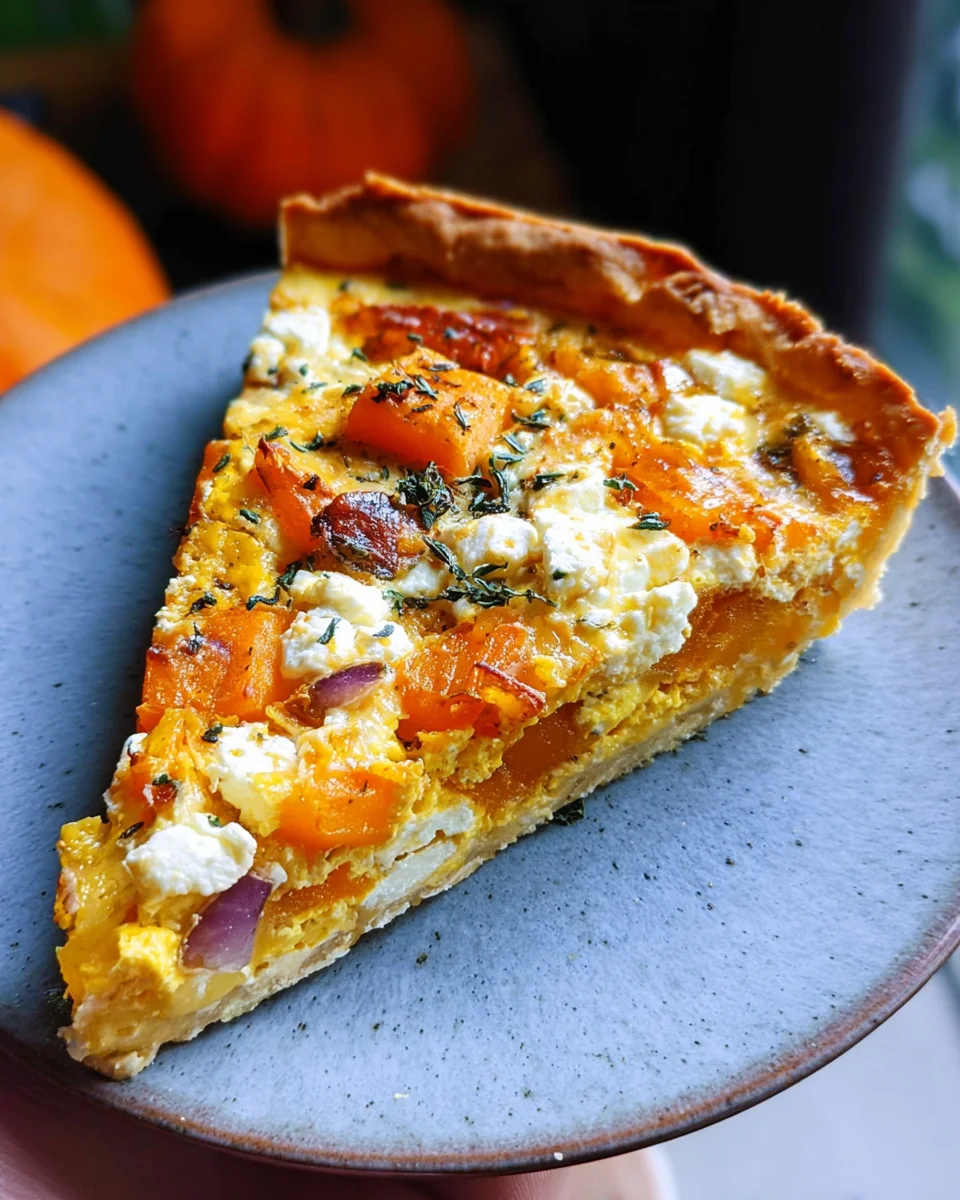 Kürbis-Quiche