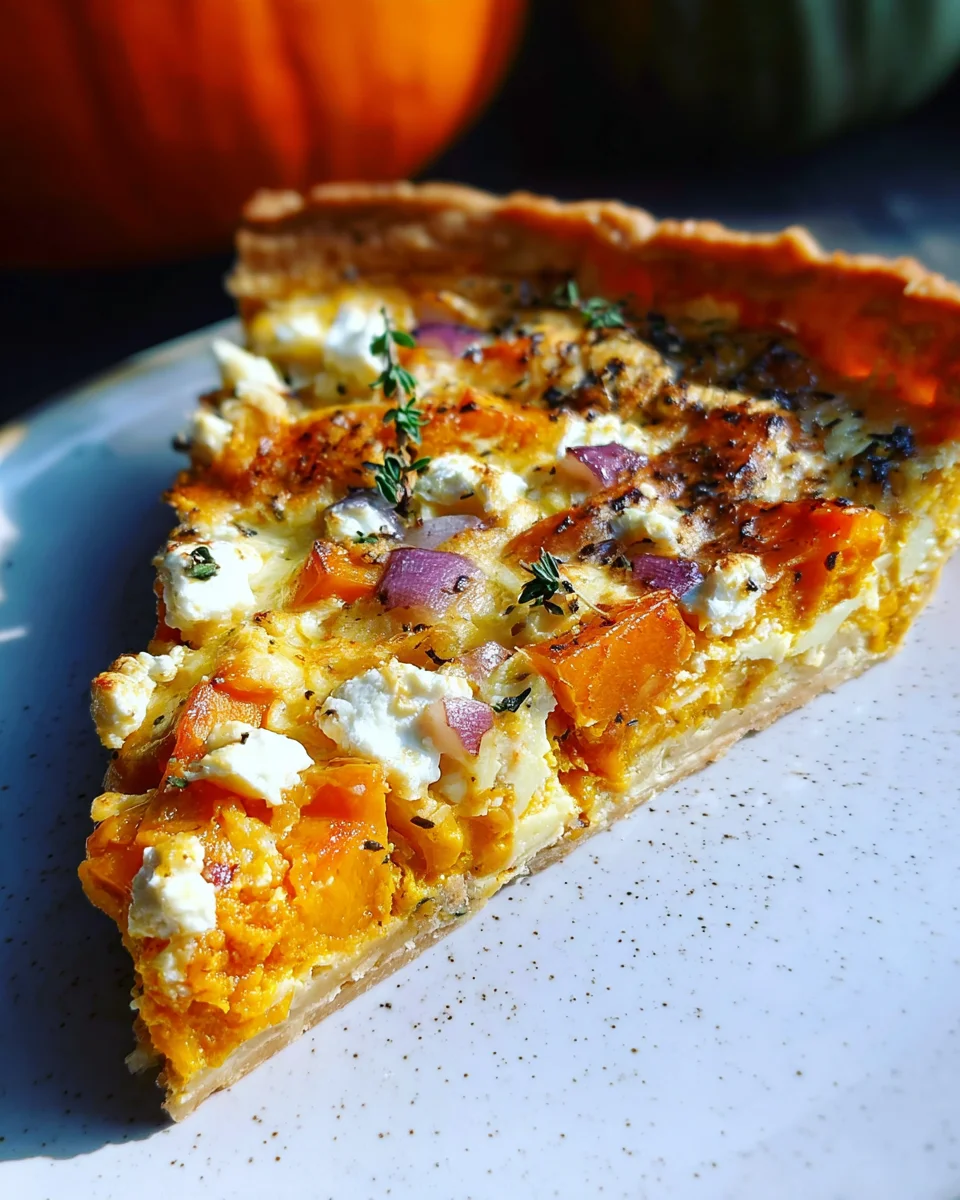 Kürbis-Quiche