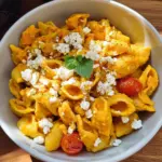 Kürbis Feta Pasta